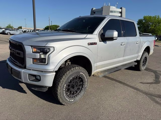 2016 Ingot Silver Metallic Ford F-150 Lariat 4X4 Truck