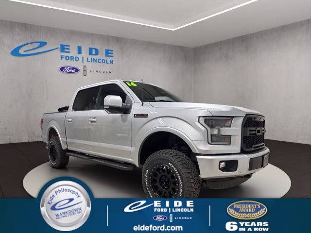 2016 Ingot Silver Metallic Ford F-150 Lariat 4X4 Truck