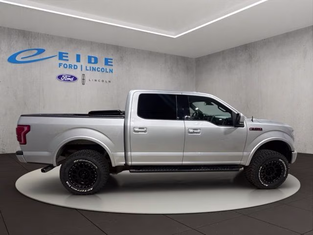 2016 Ingot Silver Metallic Ford F-150 Lariat 4X4 Truck