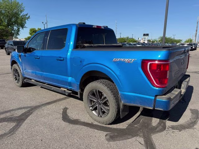 2021 Blue Ford F-150 XLT 4X4 Truck
