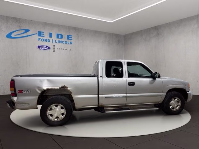2004 Silver Birch Metallic GMC Sierra 1500 SLE 4X4 Truck