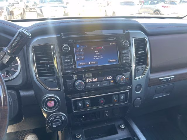 2017 Magnetic Black Nissan Titan Platinum Reserve 4X4 Truck