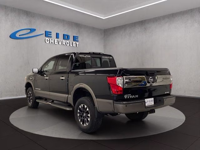 2017 Magnetic Black Nissan Titan Platinum Reserve 4X4 Truck