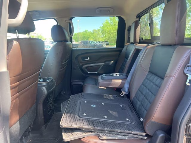 2017 Magnetic Black Nissan Titan Platinum Reserve 4X4 Truck