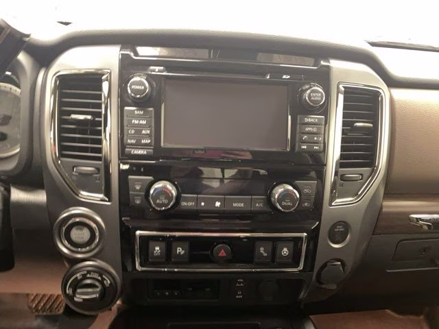 2017 Magnetic Black Nissan Titan Platinum Reserve 4X4 Truck