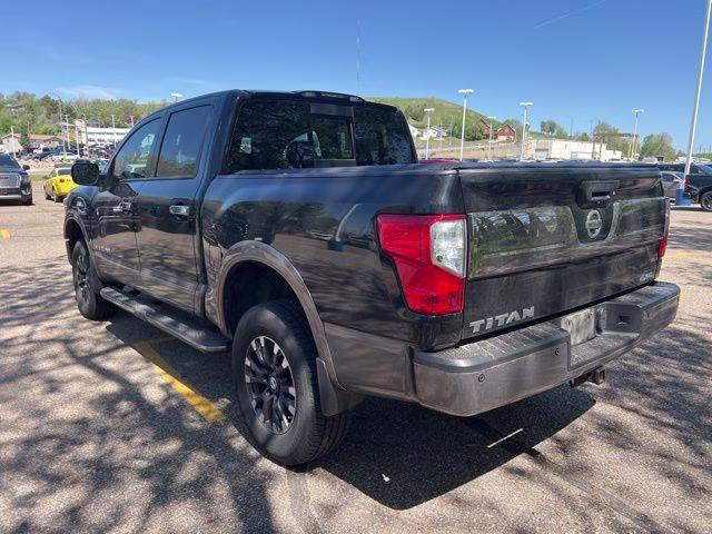 2017 Magnetic Black Nissan Titan Platinum Reserve 4X4 Truck