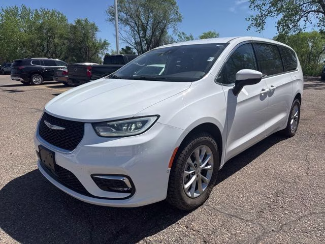 2023 Bright White Clearcoat Chrysler Pacifica Touring L AWD Van