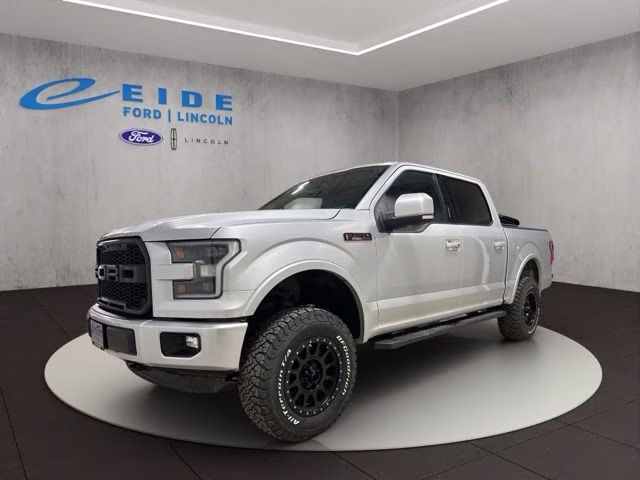 2016 Ingot Silver Metallic Ford F-150 Lariat 4X4 Truck