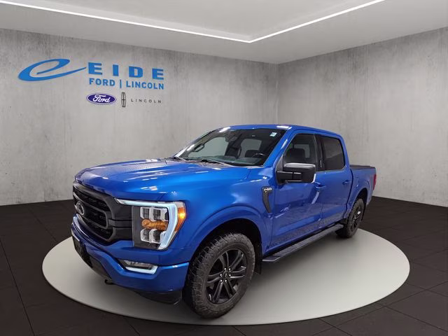 2021 Velocity Blue Metallic Ford F-150 XLT 4X4 Truck