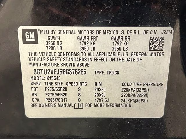 2014 Onyx Black GMC Sierra 1500 SLT 4X4 Truck