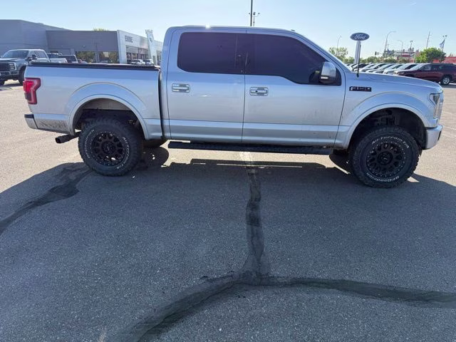 2016 Ingot Silver Ford F-150 Lariat 4X4 Truck