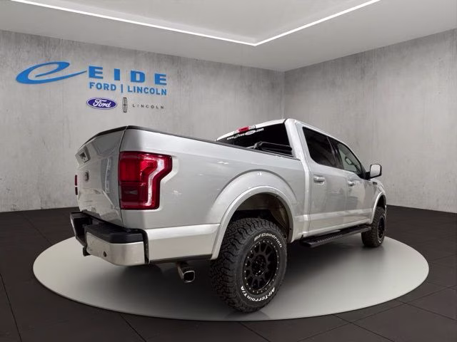 2016 Ingot Silver Metallic Ford F-150 Lariat 4X4 Truck