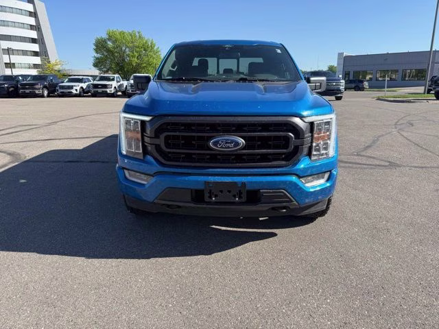 2021 Blue Ford F-150 XLT 4X4 Truck