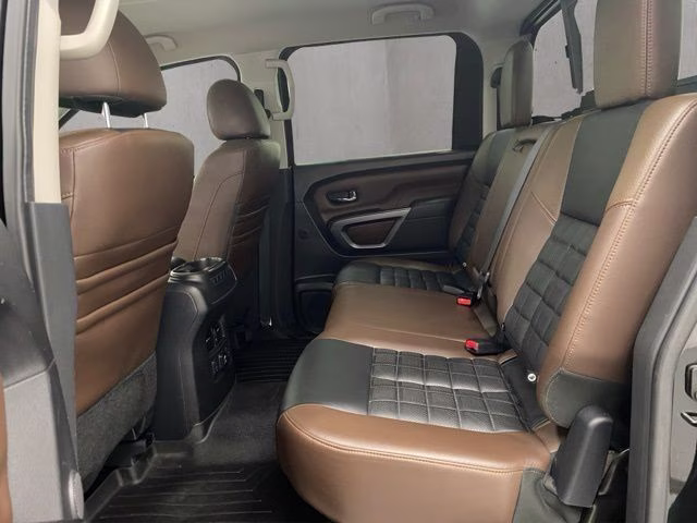 2017 Magnetic Black Nissan Titan Platinum Reserve 4X4 Truck