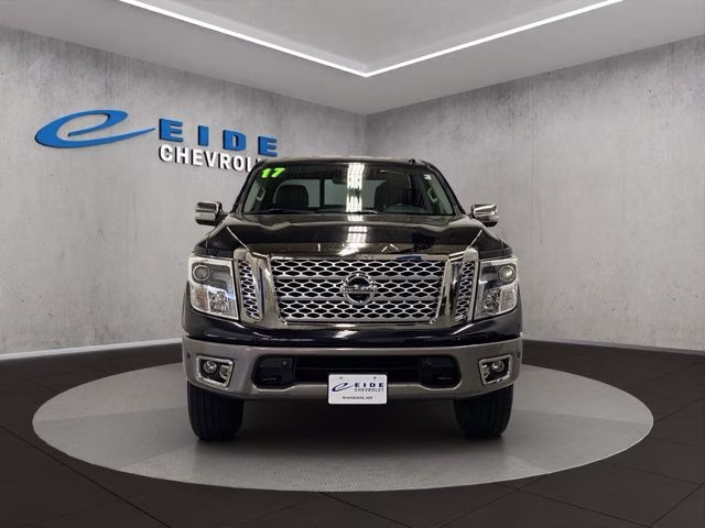 2017 Magnetic Black Nissan Titan Platinum Reserve 4X4 Truck