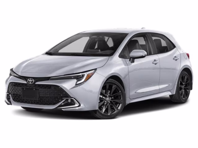 2024 Classic Silver Metallic Toyota Corolla Hatchback XSE FWD Hatchback