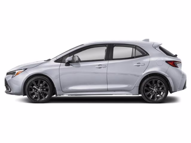 2024 Classic Silver Metallic Toyota Corolla Hatchback XSE FWD Hatchback
