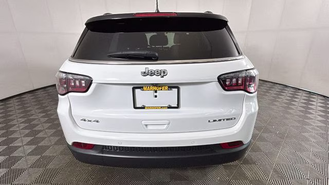 2023 Bright White Clearcoat Jeep Compass Limited 4X4 SUV