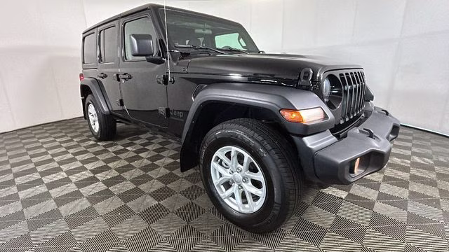 2023 Black Clearcoat Jeep Wrangler Sport S 4X4 SUV