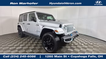 2023 Silver Zynith Clearcoat Jeep Wrangler Sahara 4xe 4X4 SUV