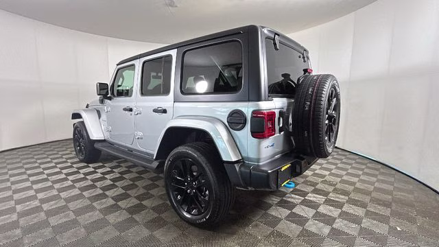 2023 Silver Zynith Clearcoat Jeep Wrangler Sahara 4xe 4X4 SUV