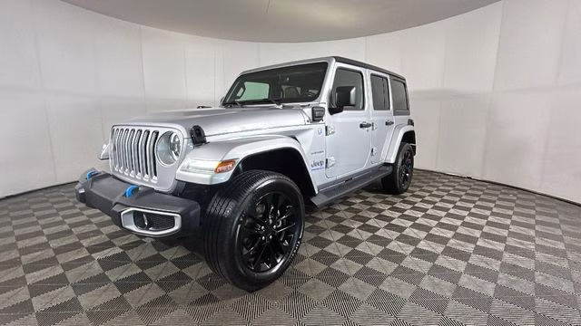 2023 Silver Zynith Clearcoat Jeep Wrangler Sahara 4xe 4X4 SUV