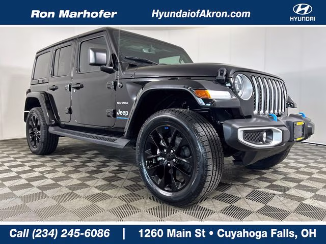 2023 Black Clearcoat Jeep Wrangler Sahara 4xe 4X4 SUV