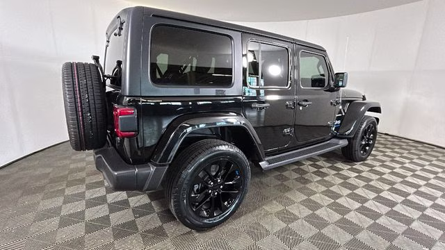 2023 Black Clearcoat Jeep Wrangler Sahara 4xe 4X4 SUV