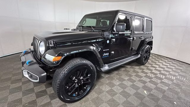 2023 Black Clearcoat Jeep Wrangler Sahara 4xe 4X4 SUV