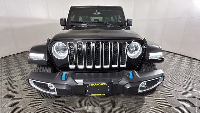 2023 Black Clearcoat Jeep Wrangler Sahara 4xe 4X4 SUV
