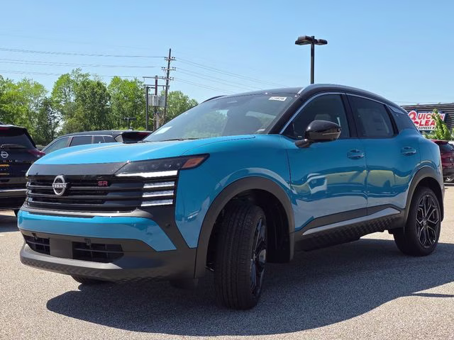 2026 Arctic Ice Blue/Black Nissan Kicks SR AWD SUV