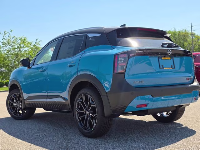 2026 Arctic Ice Blue/Black Nissan Kicks SR AWD SUV