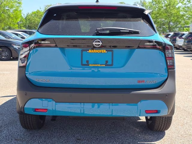 2026 Arctic Ice Blue/Black Nissan Kicks SR AWD SUV