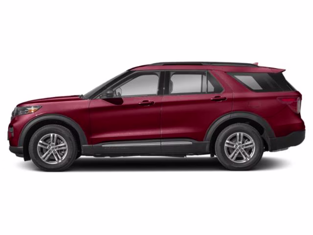 2023 Rapid Red Metallic Tinted Clearcoat Ford Explorer XLT 4X4 SUV