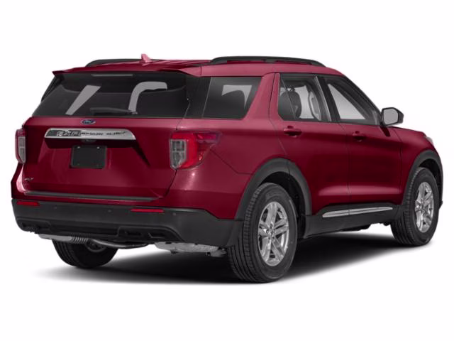 2023 Rapid Red Metallic Tinted Clearcoat Ford Explorer XLT 4X4 SUV