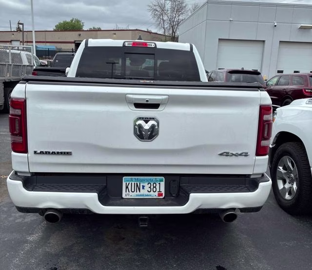 2023 Bright White Clearcoat Ram 1500 Laramie 4X4 Truck