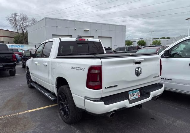2023 Bright White Clearcoat Ram 1500 Laramie 4X4 Truck