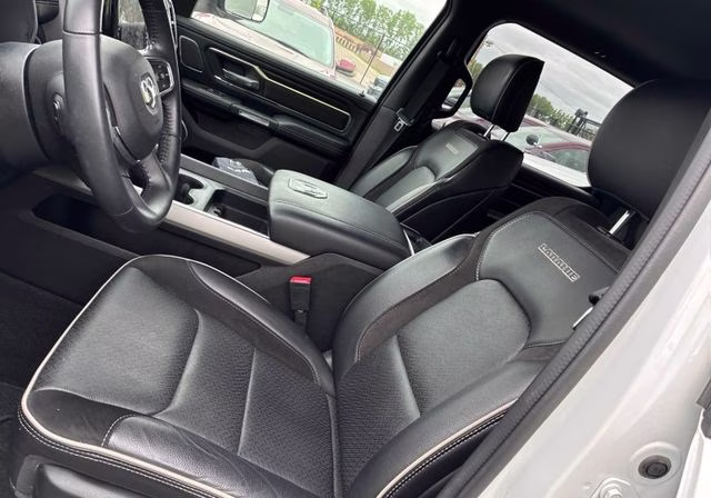 2023 Bright White Clearcoat Ram 1500 Laramie 4X4 Truck