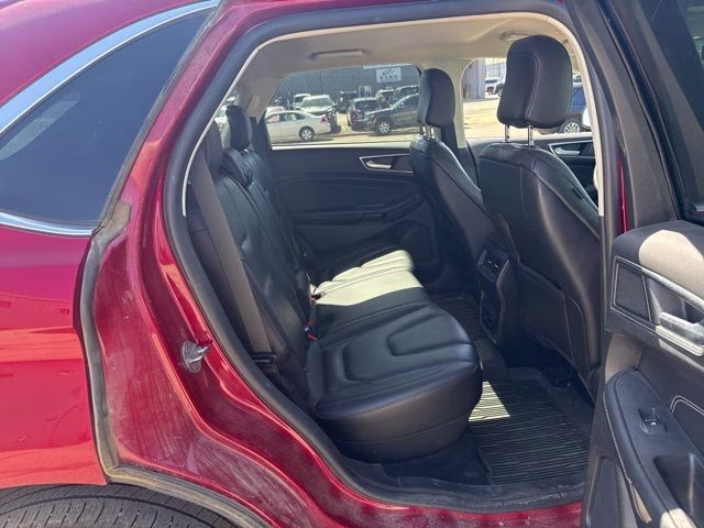 2021 Red Ford Edge Titanium AWD SUV