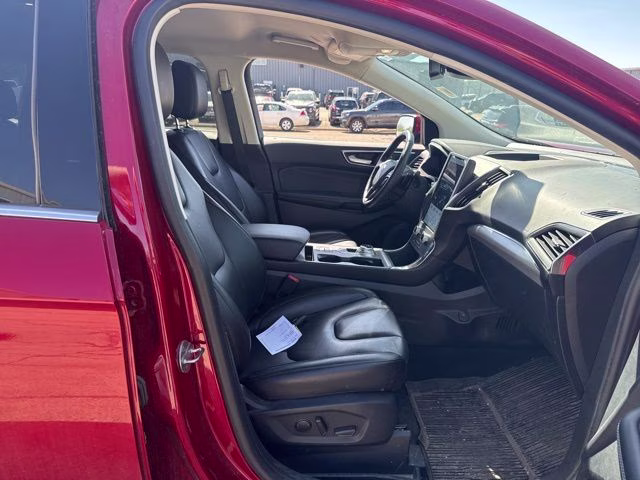 2021 Red Ford Edge Titanium AWD SUV