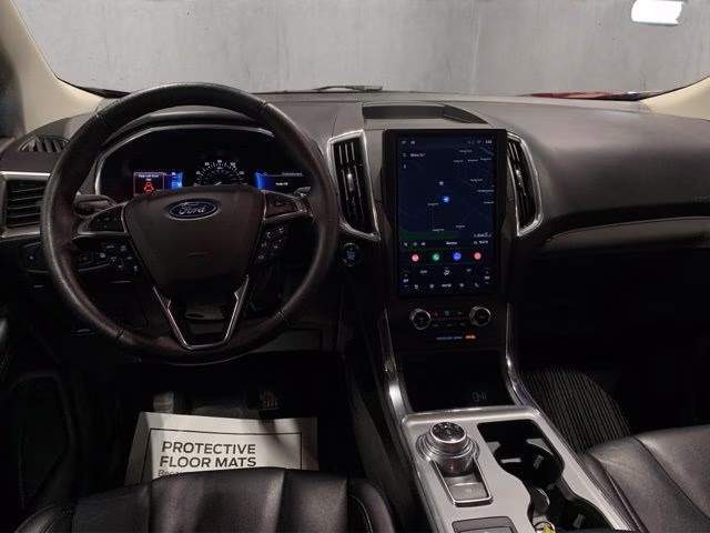 2021 Rapid Red Metallic Tinted Clearcoat Ford Edge Titanium AWD SUV
