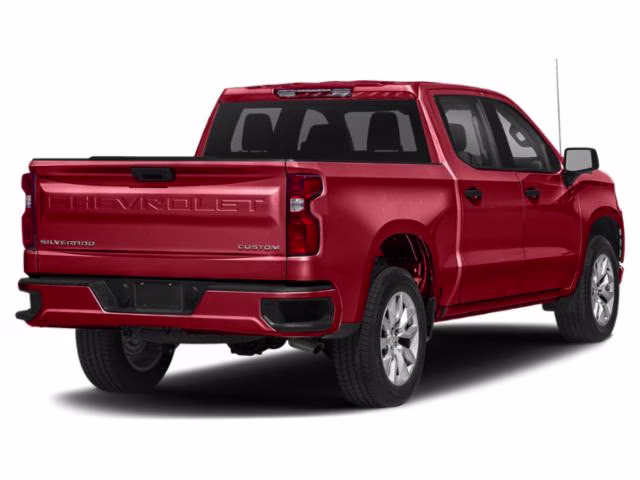 2021 Cherry Red Tintcoat Chevrolet Silverado 1500 Custom 4X4 Truck