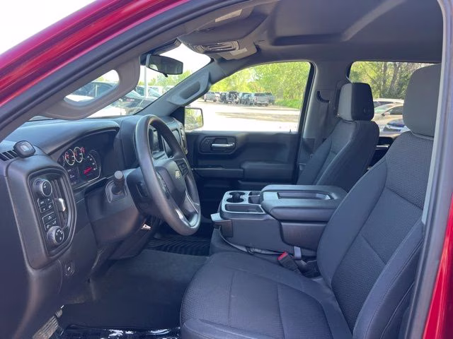 2021 Cherry Red Tintcoat Chevrolet Silverado 1500 Custom 4X4 Truck