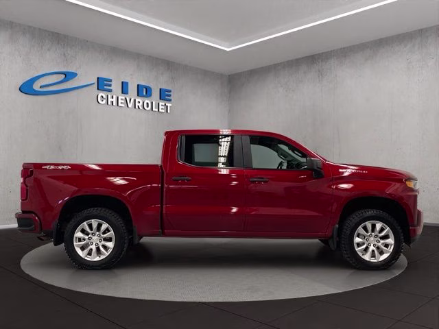 2021 Cherry Red Tintcoat Chevrolet Silverado 1500 Custom 4X4 Truck