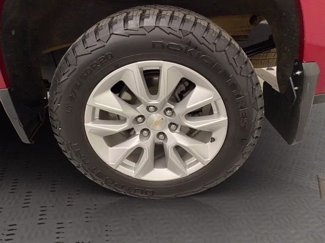 2021 Cherry Red Tintcoat Chevrolet Silverado 1500 Custom 4X4 Truck