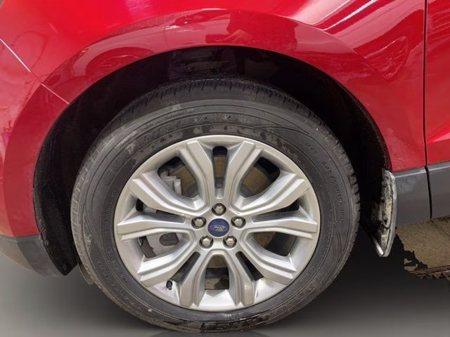 2021 Rapid Red Metallic Tinted Clearcoat Ford Edge Titanium AWD SUV