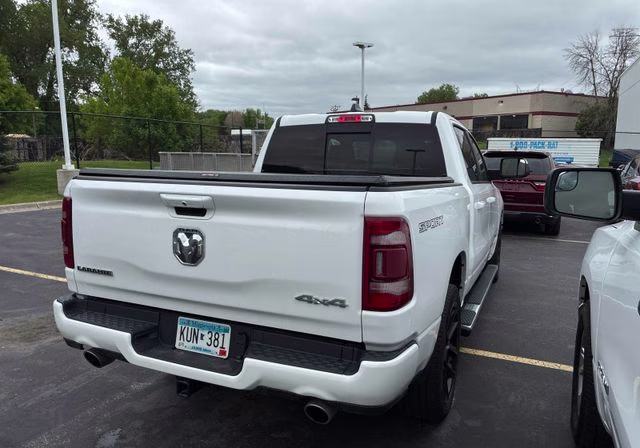 2023 Bright White Clearcoat Ram 1500 Laramie 4X4 Truck
