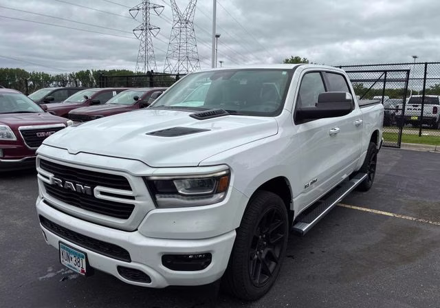 2023 Bright White Clearcoat Ram 1500 Laramie 4X4 Truck