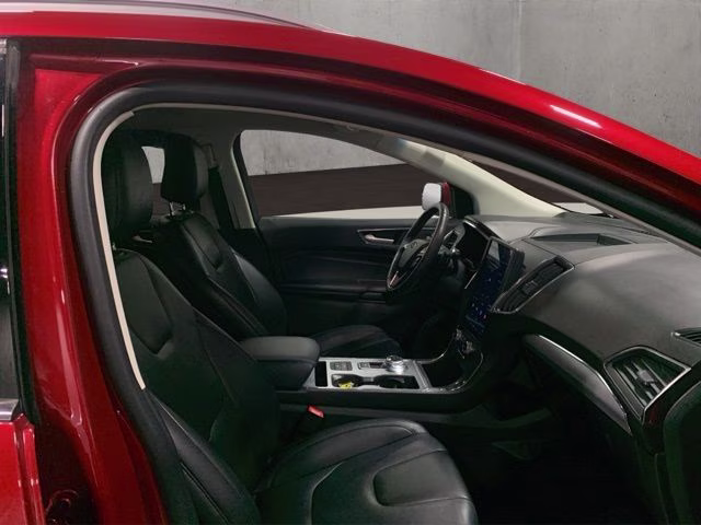 2021 Rapid Red Metallic Tinted Clearcoat Ford Edge Titanium AWD SUV