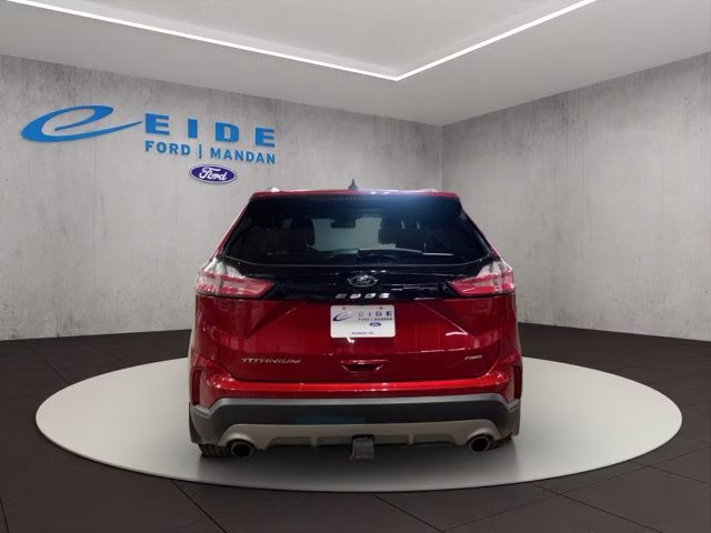2021 Rapid Red Metallic Tinted Clearcoat Ford Edge Titanium AWD SUV